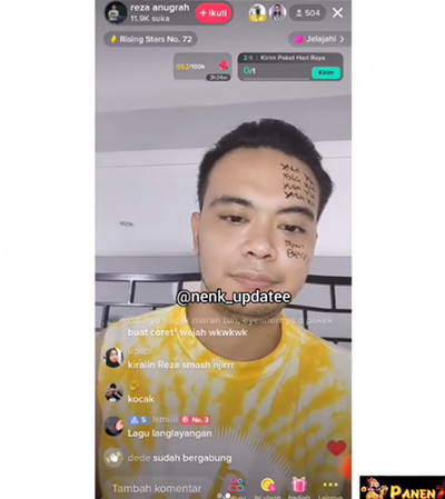 Reza Smash Minta-Minta Saweran lewat Live TikTok, Netizen: Bang Kenapa Jadi Gini