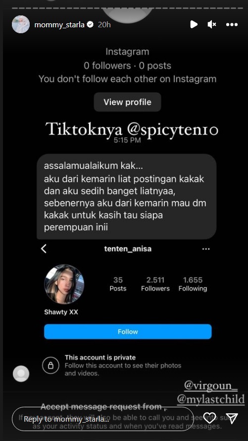 Penyanyi Virgoun Diduga Berselingkuh, Istri Beberkan Bukti