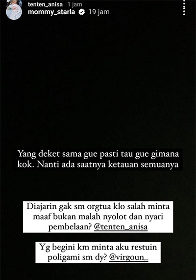 Selingkuhan Virgoun Bela Diri, Inara Rusli: Diajarin Gak Kalau Salah Minta Maaf Bukan Nyolot