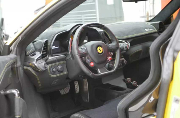 Supercar Langka, Ferrari 458 Speciale Warna Kuning Dibanderol Rp4,8 Miliar
