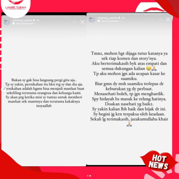 Inara Rusli Berharap Virgoun Dapat Hidayah usai Selingkuh: Dia Masih Suamiku