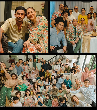 BCL dan Tiko Aryawardhana Seragaman di Momen Lebaran, Netizen Ungkit soal Mendiang Ashraf Sinclair