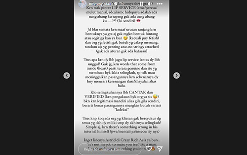 Inara Rusli Sebut Virgoun Selingkuh Gara-Gara Punya Masalah Kejiwaan