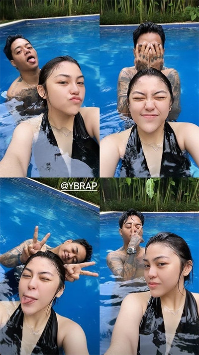 Reza Arap dan Pacar Baru Pamer Foto Berenang Bareng, Netizen: Sesat