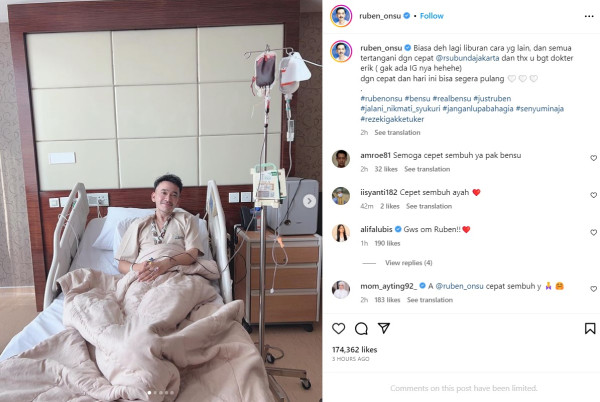 Ruben Onsu Dilarikan ke Rumah Sakit: Lagi Liburan Cara yang Lain