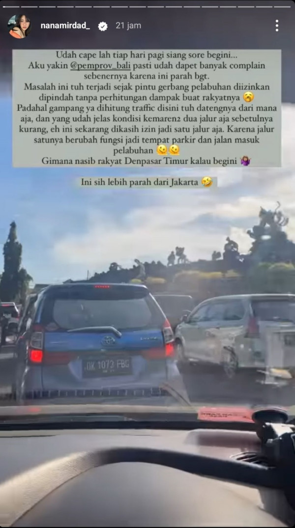 Bali Macet Tiap Hari, Nana Mirdad Protes ke Pemprov: Lebih Parah dari Jakarta