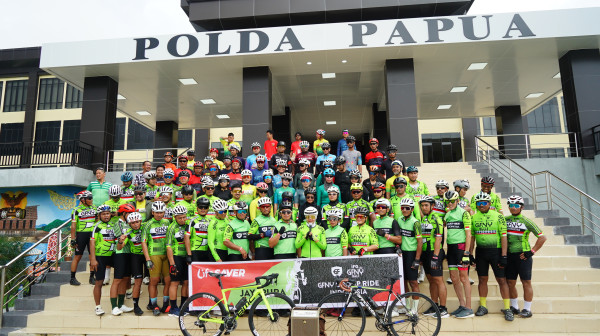Group Ride ke-6 GFNY Bali - IFG Life: Menikmati Indahnya Jayapura