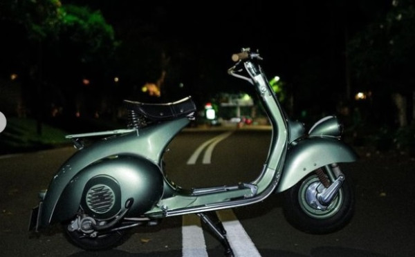 Atta Halilintar Pamer Green Hornet, Vespa Miliaran Rupiah di Mods Mayday 2023