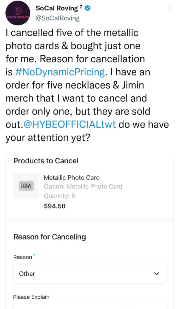 BTS ARMY Trending-kan Tagar #NoDynamicPricing dan Batalkan Pesanan Merch demi Protes ke HYBE