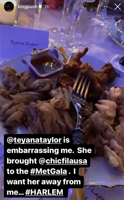 Penyanyi Teyana Taylor Kedapatan Bawa Bekal ke Acara Met Gala 2023, Habis Diledek Artis Lain