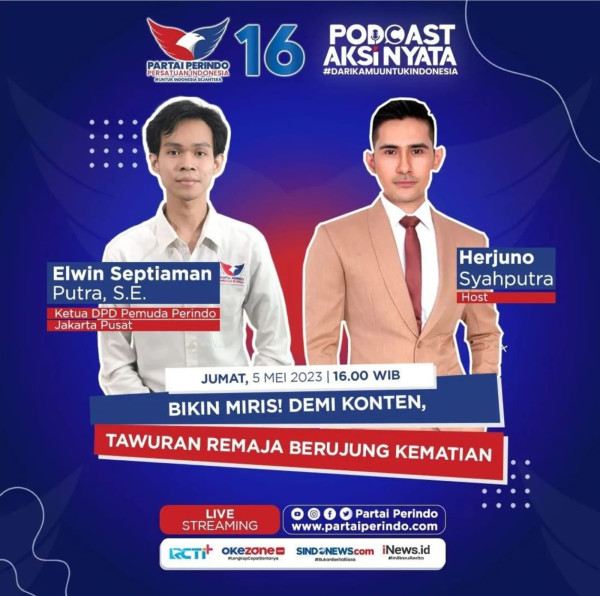 Aksi Tawuran Bikin Miris di Podcast Aksi Nyata Hari ini Pukul 16.00 WIB
