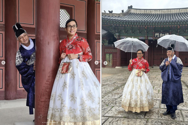 Sri Mulyani Mengenakan Baju Tradisional Korea, Hanbok, Netizen: Ibu Bisa Unyu-unyu Juga