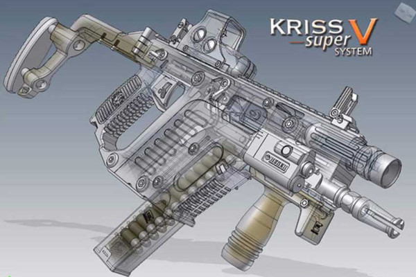 Spesifikasi Senjata Kriss Vector Buatan Amerika Serikat, Punya Desain Futuristik dan Akurasi Tinggi