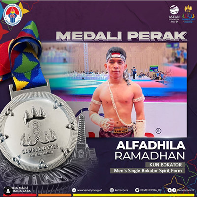 4 Potret Ganteng Alfadhila Ramadhan, Peraih Medali Pertama untuk Indonesia di SEA Games 2023