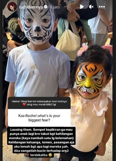 Rachel Vennya Terpikir Tak Mau Punya Anak Lagi Gegara Takutkan Hal Ini