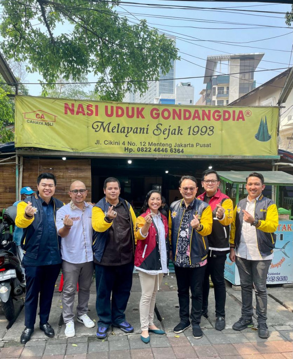 Diplomasi Nasi Uduk AMPI dan Tidar, Tanda Golkar dan Gerindra Berkoalisi?