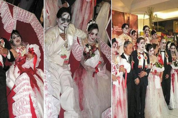 5 Gaun Pengantin Terburuk di Dunia, Terbuat dari Kondom hingga Darah Vampir