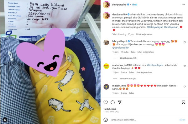 Heboh Dewi Perssik Umumkan Kelahiran Cucu: Panggil Aku Grandny