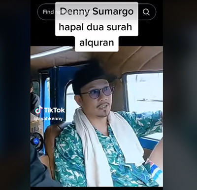 Denny Sumargo Fasih Bacakan Surat Al Fatihah dan Al Ikhlas, Netizen: Tinggal Nunggu Login