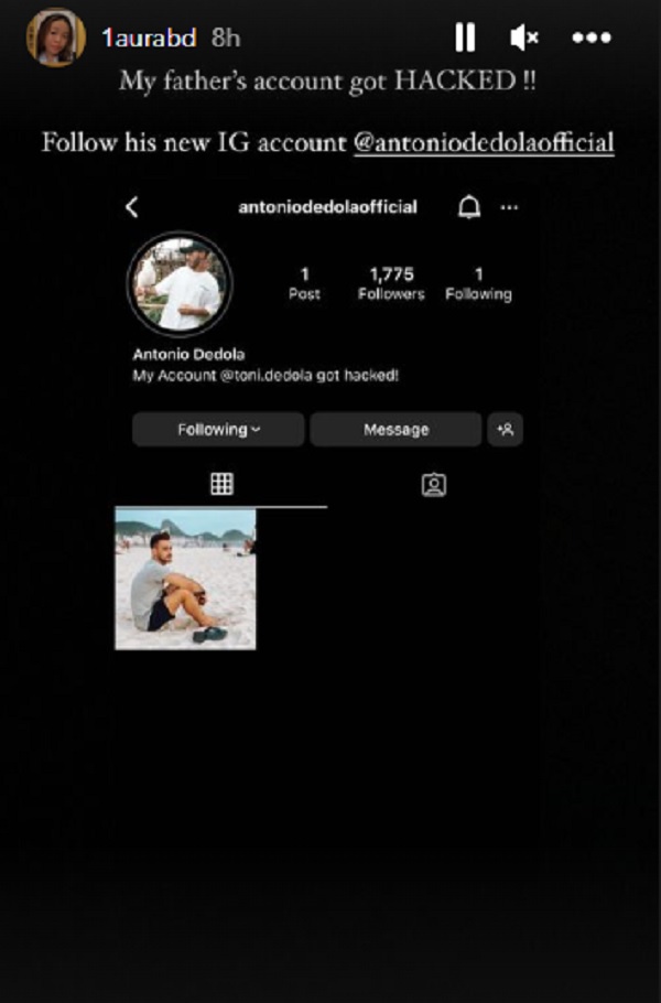 Akun Instagram Antonio Dedola Diretas, Ulah Nikita Mirzani?