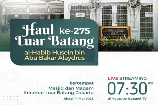 Besok Acara Haul Habib Husein Alaydrus Digelar di Masjid Keramat Luar Batang