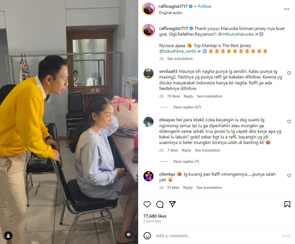 Raffi Ahmad Dicuekin Nagita Slavina saat Ngomong, Netizen Beri Peringatan untuk Tak Sakiti Istri