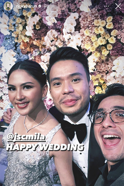 Ricky Harun Hadiri Resepsi Nikah Jessica Mila, Wajahnya Disorot hingga Jadi Trending Topic