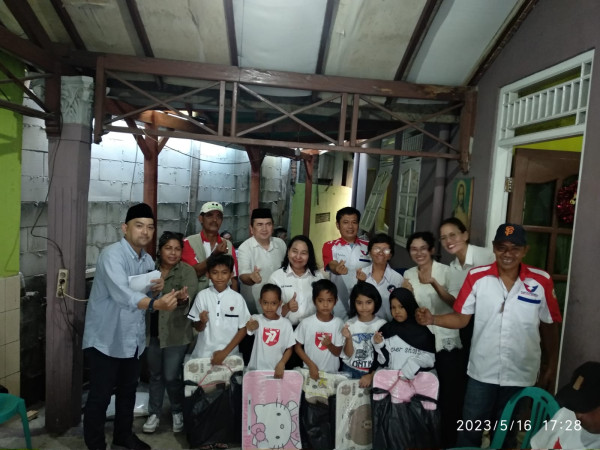 RPA Perindo Gelar Halalbihalal Bersama Komunitas Belajar Anak Gratis di Tanjung Priok