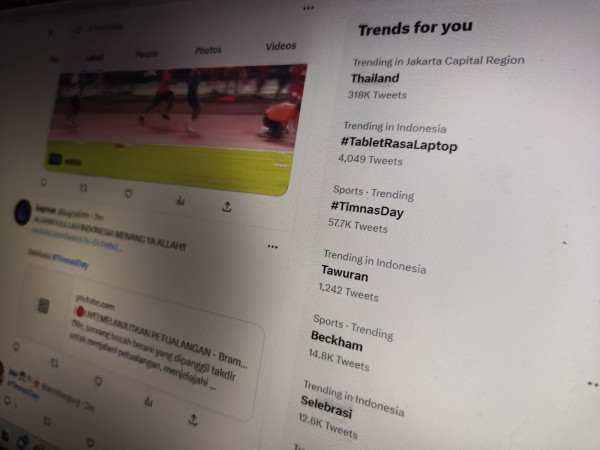 Timnas Indonesia Tekuk Thailand 5-2, Tagar #AlhamdulilahYaAllah Menggema di Twitter
