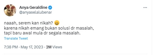 Banyak Artis Selingkuh Bikin Anya Geraldine Takut Nikah: Serem!