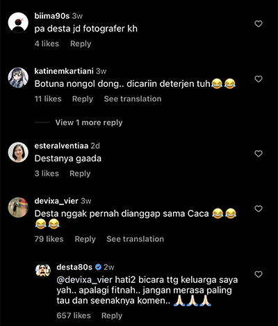 Desta Geram Disebut Netizen Tak Dianggap oleh Natasha Rizky: Hati-hati Bicara!