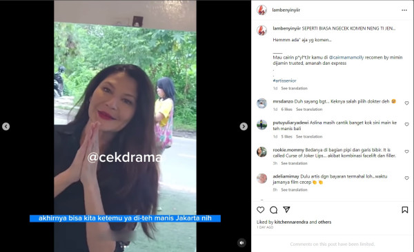 Wajahnya Disebut Lebih Tua dan Mirip Mpok Atiek, Tamara Bleszynski: Saya Menua karena Manusia