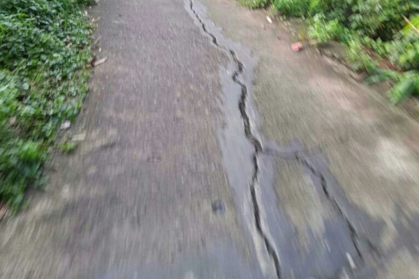 Viral Jalan Ambles di Limo Depok, Begini Penampakannya