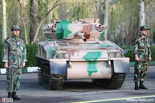 Tank Buatan Iran yang Siap Dipakai Perang Melawan Musuh-musuhnya