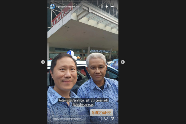 Potret Bos Blue Bird Nyamar Jadi Sopir Taksi: Mangkal di Kokas hingga ke Antrian Mal PP