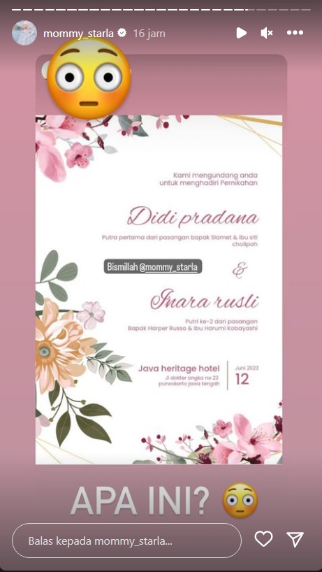 Beredar Undangan Pernikahan Inara Rusli dan Didi Pradana, Akad Nikah Digelar di Purwokerto