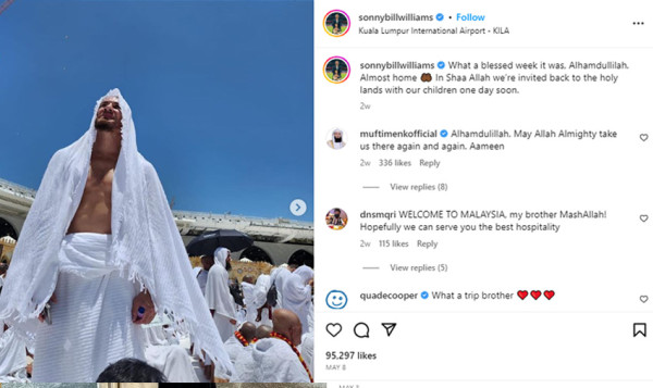 Mengintip Haji Kecil Sonny Bill Williams Lewat Media Sosial