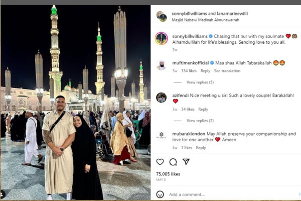 Mengintip Haji Kecil Sonny Bill Williams Lewat Media Sosial