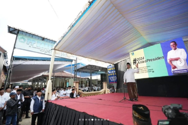Anies Baswedan dan KH Ahmad Ridwan Bersama Warga Nahdliyin Doakan Keselamatan Bangsa