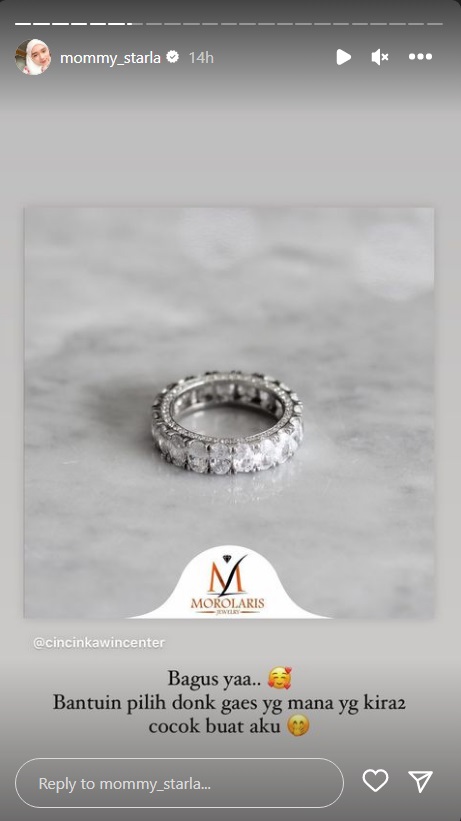 Inara Rusli Pamer Cincin Kawin di Tengah Proses Cerai dengan Virgoun, Siap Nikah Lagi?