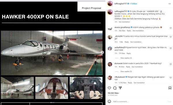 Raffi Ahmad Jual Jet Pribadi, Denny Cagur Gercep Ngajak COD-an