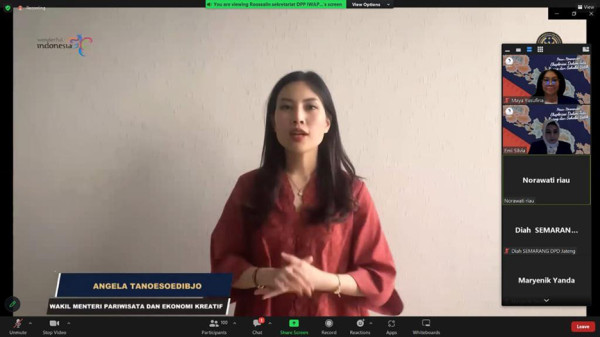 Wamenparekraf Angela Tanoesoedibjo: Batik Jadi Identitas Bangsa & Alat Diplomasi Budaya