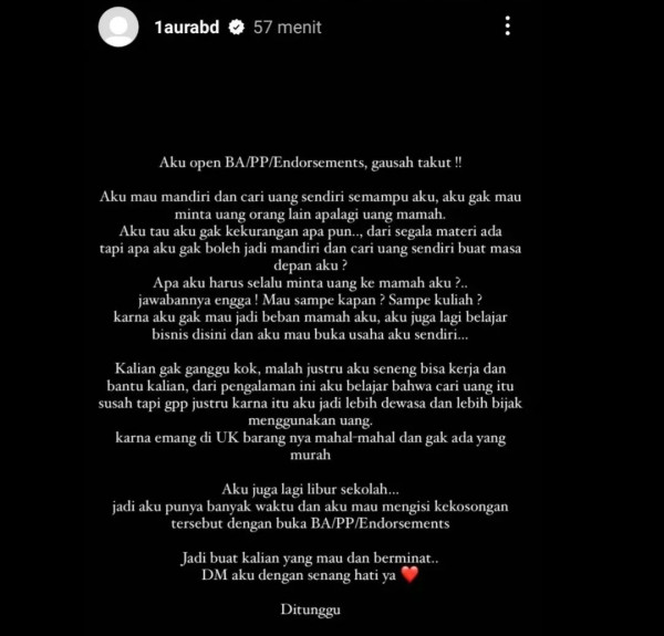 Lolly Ogah Terima Uang dari Nikita Mirzani, Ingin Mandiri dengan Buka Endorse