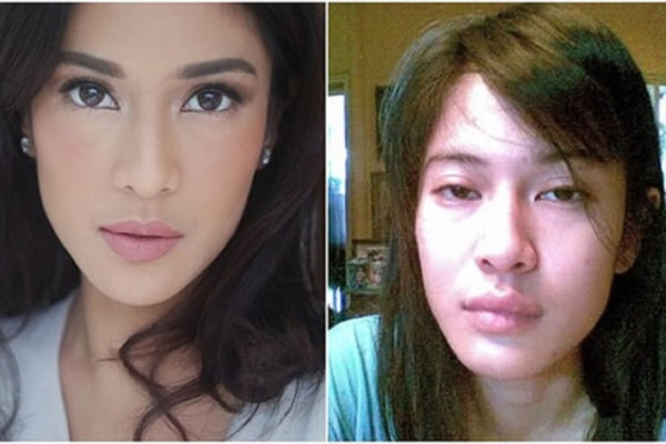 11 Foto Asli Artis Indonesia Tanpa Make Up, Polos tapi Tetap Cantik