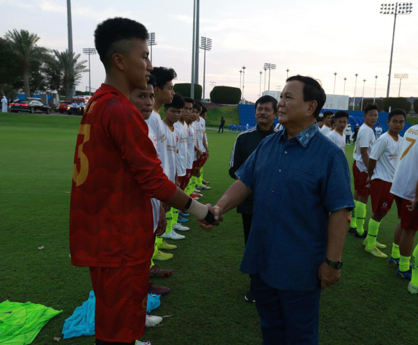 Kirim Persib U-17 Pendidikan ke Aspire Academy Qatar, Prabowo: Asah Bibit Unggul Bawa RI ke Piala Dunia