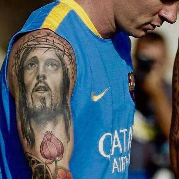 8 Makna Tato Messi yang Akan Datang ke Indonesia, Mata dan Bibir Istri Ikut Nongol