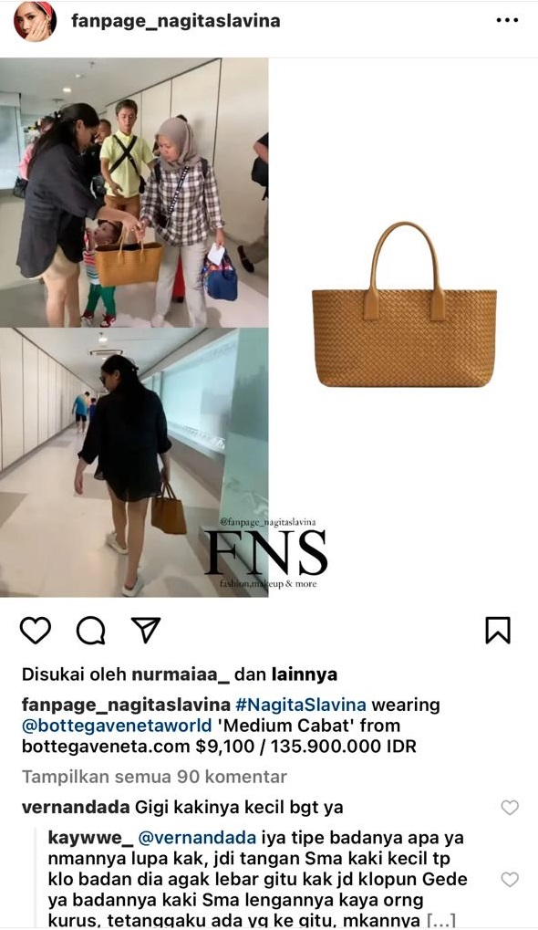 Mirip Anyaman, Tas Nagita Slavina Ini Harganya Rp135 Juta