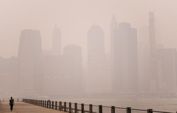 Mengerikan, Begini Dampak Asap Tebal Kebakaran Hutan di New York Terhadap Manusia