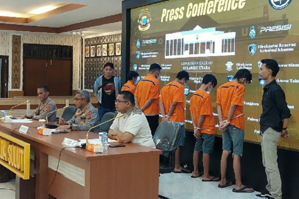 Bongkar Kasus Perdagangan Orang, Polda Sulut Tangkap 5 Pelaku
