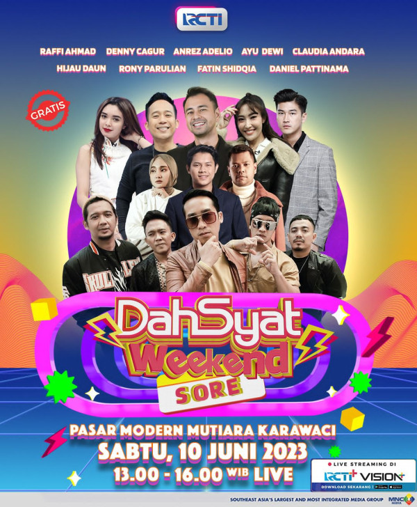 Jangan Lewatkan, Dahsyat Weekend Sore Langsung dari Pasar Modern Mutiara Karawaci